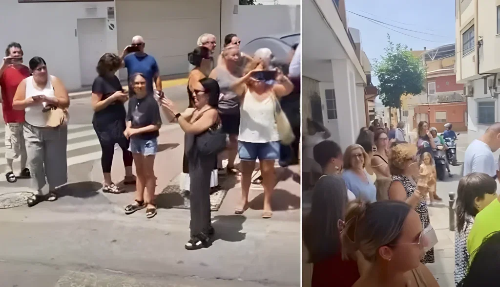 Las Cañadas residents protest power cuts during heatwave