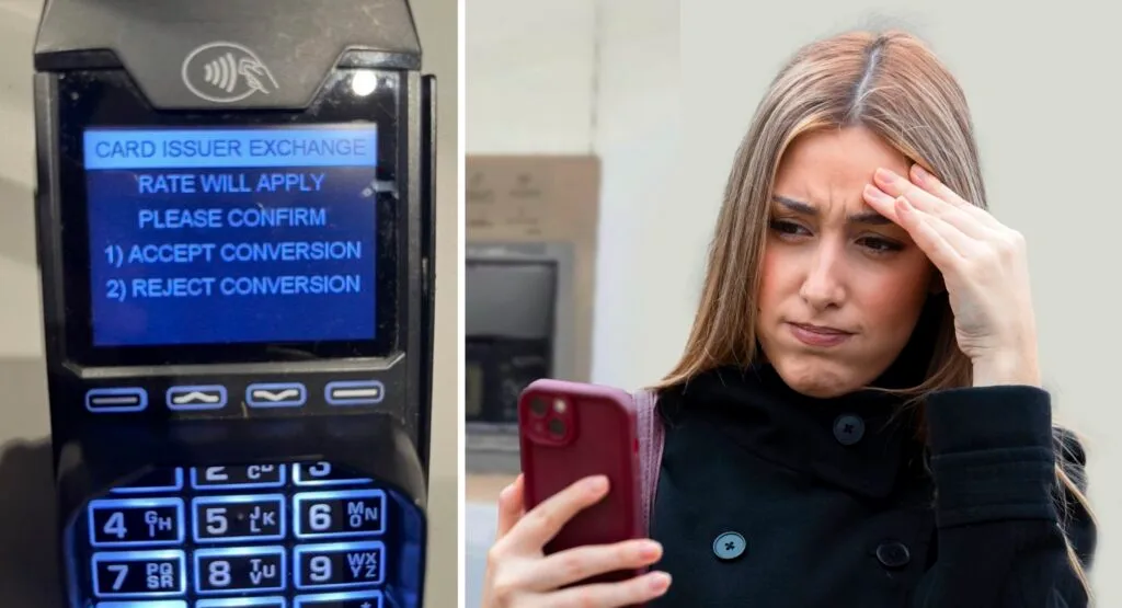 Spanish ATMs add second screen to reverse currency choice